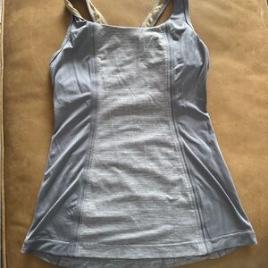 Gray Athletic Tank Top